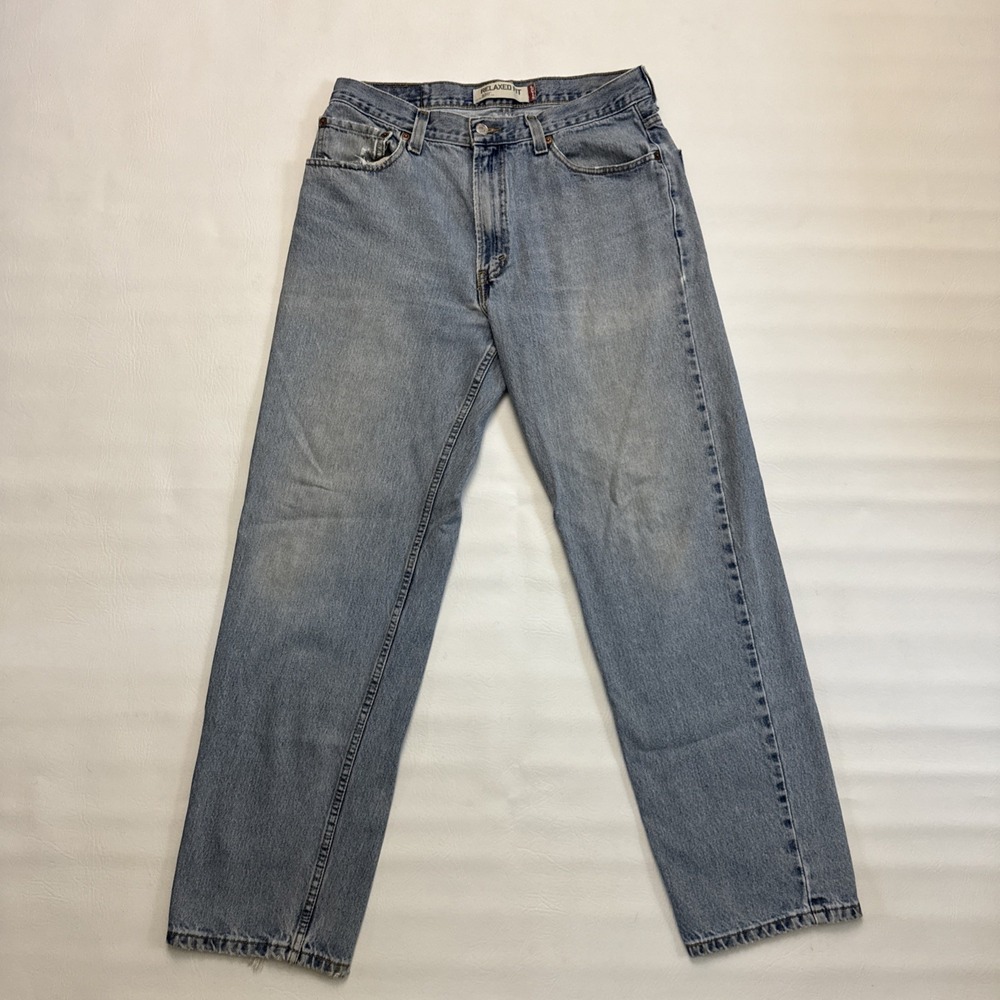Levi's 550 Relaxed Fit Jeans Mens 34x32 (Fits 33x31.5) Blue Denim Cotton Y2K Tag
